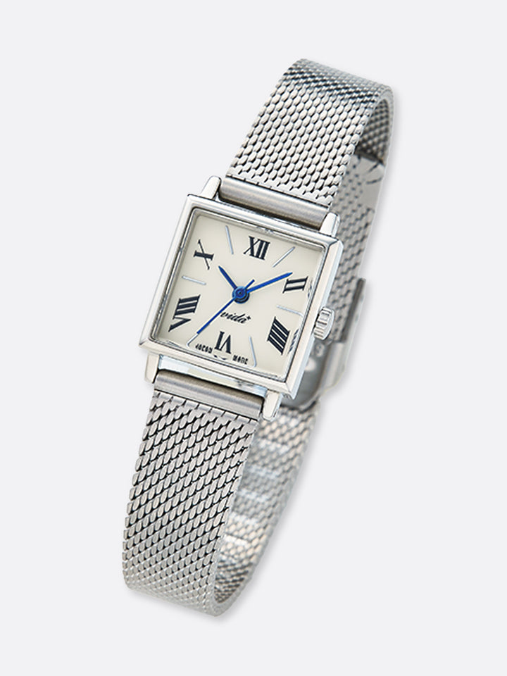Vida+ mini rectangular 83931 腕時計　シルバー VIDA＋（ヴィーダプラス）の「【VIDA+】Mini Rectangular ミニ